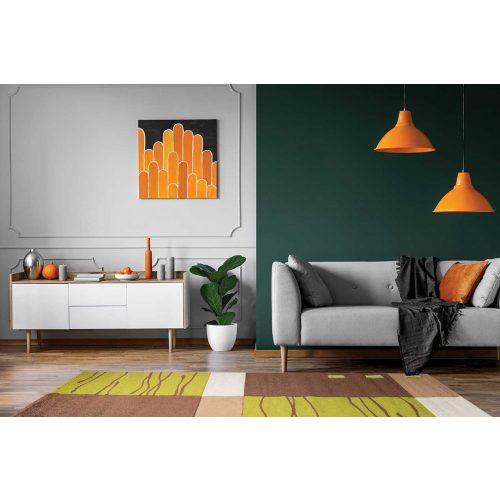 Romeo 5465/1106 zöld modern szőnyeg
