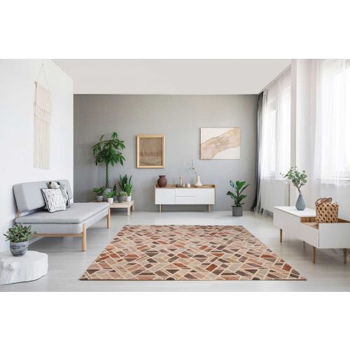 Oslo 79398/4848 barna 80 x 150 cm modern szőnyeg