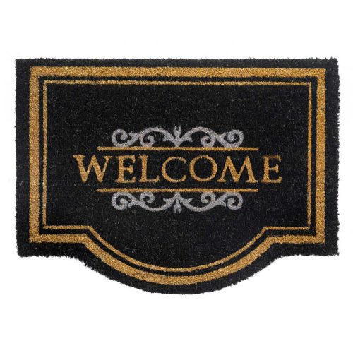 Coco Classic-Welcome 188/001 black 60 x 80 cm lábtörlő